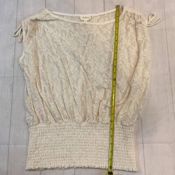 Anthro Delletta Loretta Lace Top - Picture 5 of 7